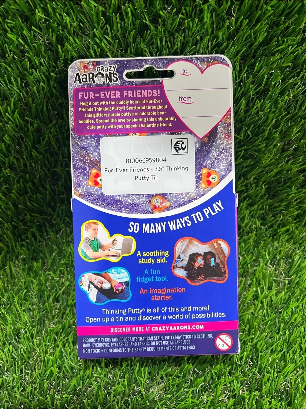 Fur-Ever Friends Thinking Putty - Purple